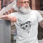 Chemises vintage pour la fête des pères en coton look gothique pour homme 