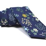Accessoires de mode enfant bleu marine à fleurs pour garçon de la boutique en ligne Etsy.com 