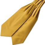 Cravates Trendhim dorées en satin pour homme 
