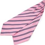 Cravates en soie Trendhim roses à rayures pour homme 