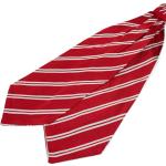 Cravates en soie Trendhim rouges à rayures pour homme en promo 