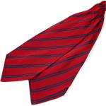 Cravates en soie Trendhim rouges à rayures pour homme 