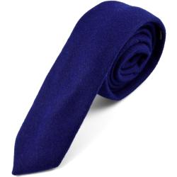 Cravate bleue fait main