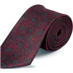 Cravates en soie Bohemian Revolt rouges style bohème pour homme 