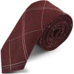 Cravates rouge bordeaux look dandy pour homme 