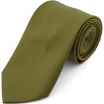 Cravates Trendhim vert olive Taille L classiques pour homme 