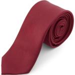 Cravates mi-slim Trendhim rouge bordeaux classiques pour homme 