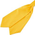 Cravate classique jaune canari