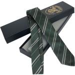 Cravates unies vertes en polyester Harry Potter Serpentard pour homme 
