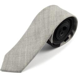 Cravate en laine grise Design