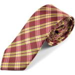Cravates multicolores à carreaux en microfibre Taille L pour homme 