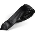 Cravates noires en cuir synthétique Taille L pour homme 