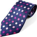 Cravates en soie multicolores à pois look chic pour homme 