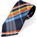 Cravates unies multicolores à carreaux classiques pour homme 