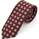 Cravates en soie rouge bordeaux look dandy pour homme 