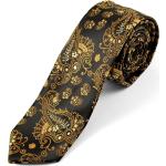 Cravates en soie multicolores à motif paisley pour homme 