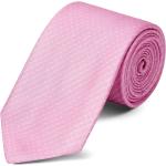 Cravates en soie Trendhim roses à pois classiques pour homme 