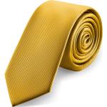 Cravates slim Trendhim dorées pour homme 