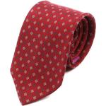 Cravates en soie pour fêtes de Noël rouges en soie pour homme 