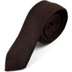 Cravates marron en laine pour homme 