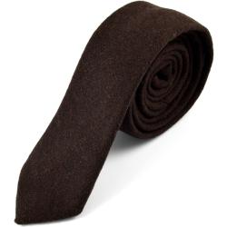 Cravate marron fait main