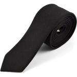 Cravates noires en laine pour homme 