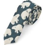 Cravates multicolores à motif ours look casual pour homme 