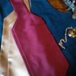 Cravate Steampunk, Col Victorien, Mariage, Gothique, Cravate Lavallière