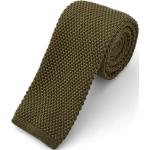 Cravates vertes look militaire pour homme 