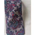 Cravates slim multicolores en fibre synthétique look vintage pour homme 