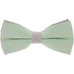 Cravates slim de mariage vertes à motif papillons Tailles uniques look fashion pour homme en promo 