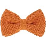 Cravates slim orange à motif papillons lavable en machine Tailles uniques look fashion pour homme en promo 