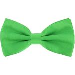 Cravates unies de mariage vert pomme à motif papillons Tailles uniques look fashion pour homme 