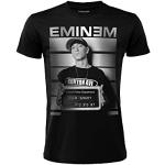 Crazy for Rock T-shirt Eminem T-shirt Rapper Marshall Bruce Mathers III. T-shirt officiel Hip Hop Unisexe, adulte garçon., Noir , XL