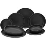 CreaTable, 10524 Série Uno Black Set de vaisselle 8 pièces