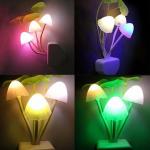 Créatif champignon LED Avatar veilleuse lit économie capteur lumière lampe romantique