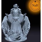 Crécerelle, La Voix Du Corbeau | Miniature Herald Of The Raven Queen Pour Les Jeux De Table Comme D&d Et Guerre