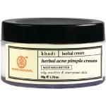Soins du corps Khadi Natural cruelty free à l'huile de basilic pour le visage anti points noirs réducteurs de pores texture crème 