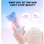 Crèmes solaires imperméables indice 50 pour le visage texture lait 