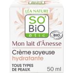 Soins du corps bio au lait d'ânesse 50 ml pour le corps hydratants texture crème 