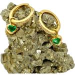 Boucles d'oreilles pendantes pour la Saint-Valentin blanches en or 18 carats en diamant pour femme 