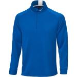Crested 1/4 Zip Blue - S