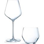 Verres Cristal d'Arques made in France 