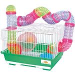 Cages en plastique à motif animaux pour hamster 