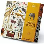 Crocodile Creek-750 pcs World of African Animals Puzzle, 3876202, Multicolore