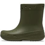 Bottes de pluie Crocs Classic vert d'eau imperméables Pointure 41 look militaire 