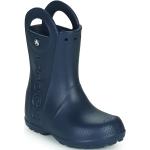 Bottes de pluie Crocs Handle It bleues Pointure 25 avec un talon jusqu'à 3cm look casual pour enfant en promo 