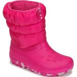 Bottes de neige & bottes hiver  Crocs Classic roses Pointure 39 pour enfant en promo 