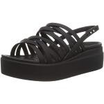 Sandales compensées Crocs noires Pointure 39 look fashion pour femme 