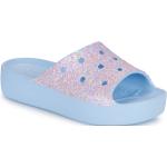 Claquettes de piscine Crocs bleues en caoutchouc Pointure 39 pour femme en promo 